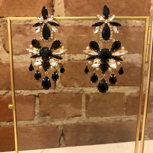 Kate Spade crystal chandelier earrings